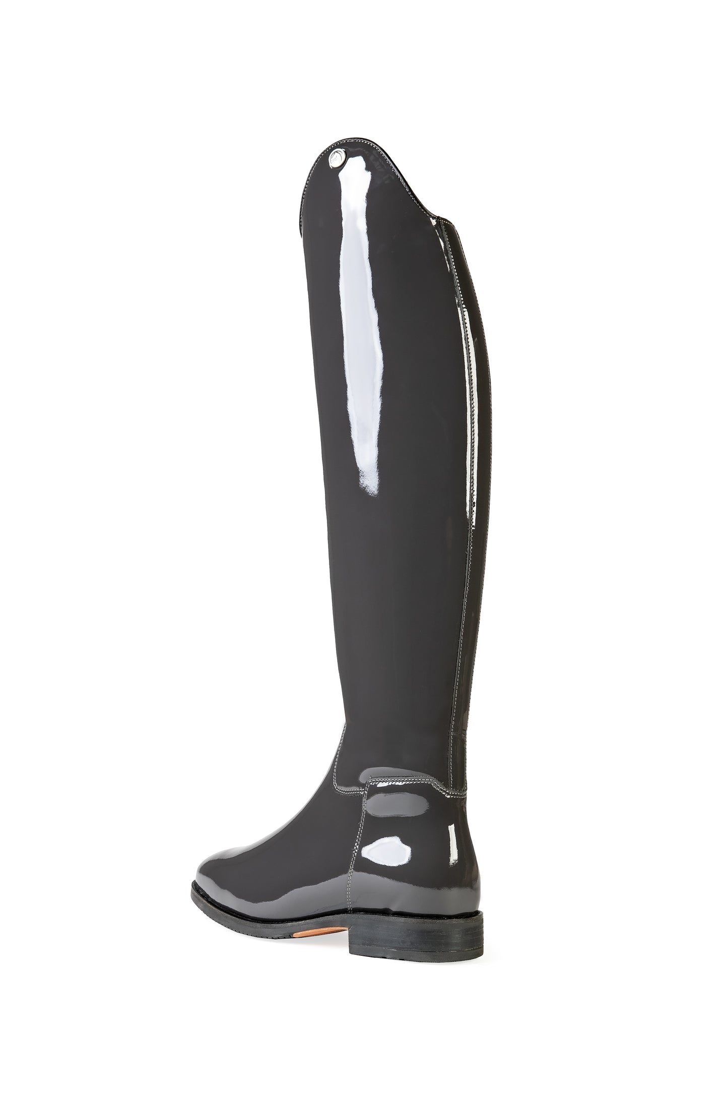 AACHEN GREY PATENT with sheep skin TBM