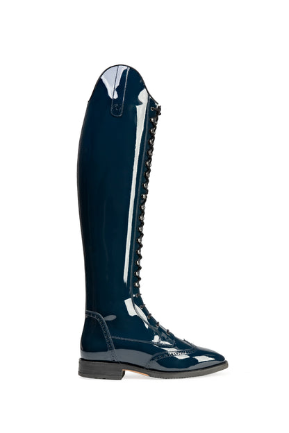 MADRID SIDE ZIP BLUE PATENT TBM