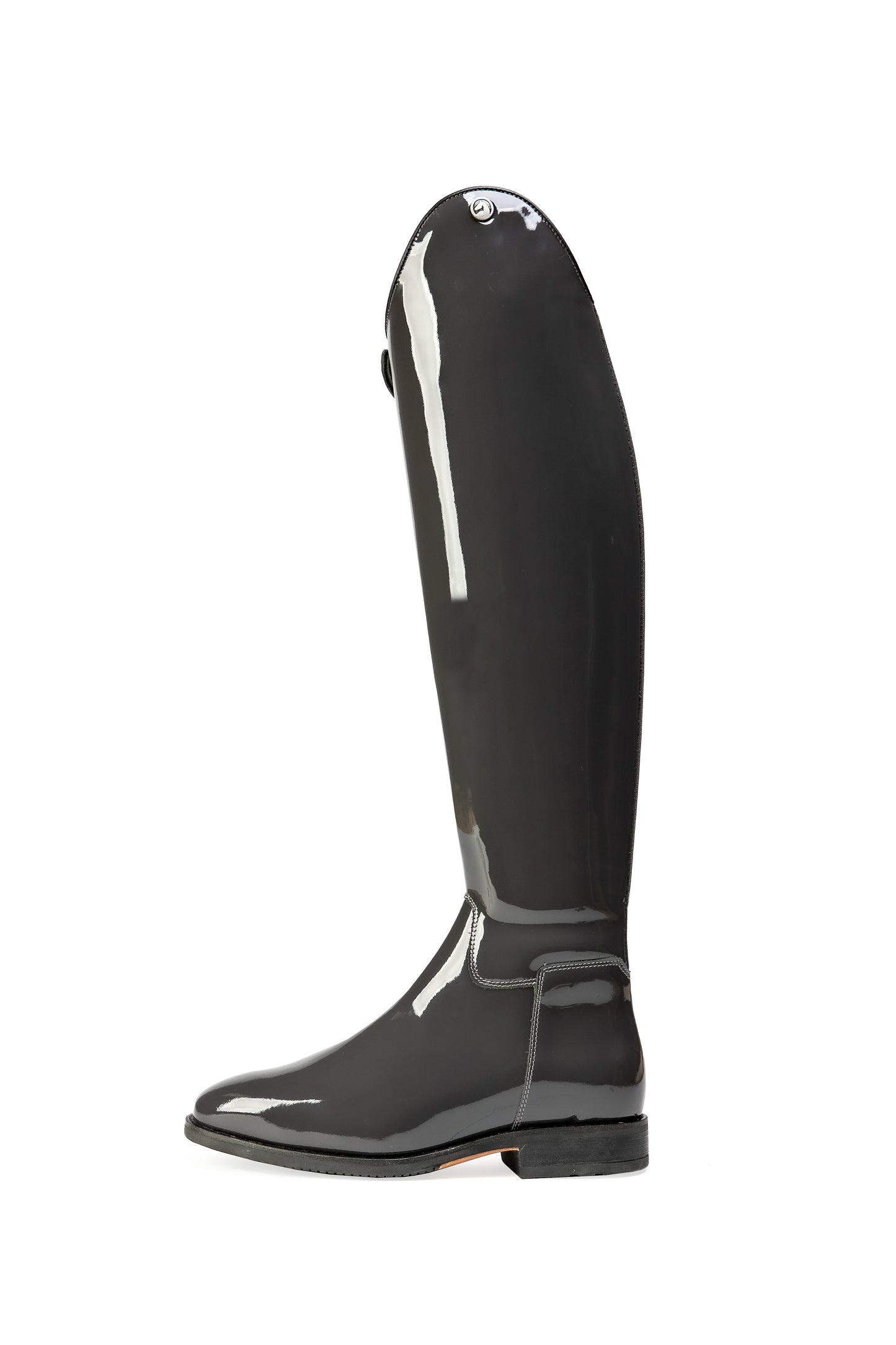AACHEN GREY PATENT with sheep skin TBM
