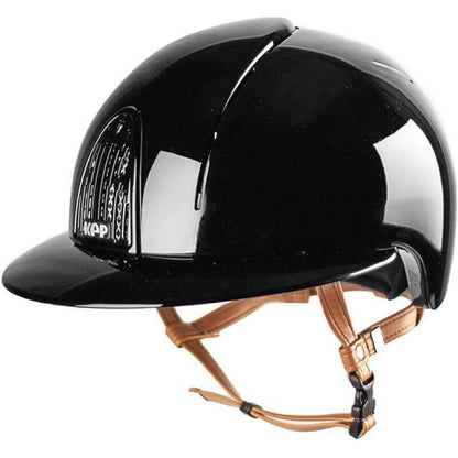 KASK KEP CROMO SMART POLISH POLO CZARNY Z BEŻOWYM PASKIEM 24h