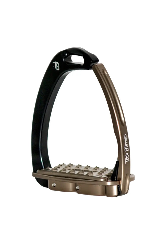 STRZEMIONA JEŹDZIECKIE Z NACHYLONĄ STOPKĄ-TECH STIRRUPS VENICE SLOPED EVO DOUBLE