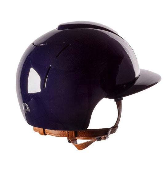KASK KEP CROMO SMART POLISH POLO Z BEŻOWYM PASKIEM GRANAT 24h